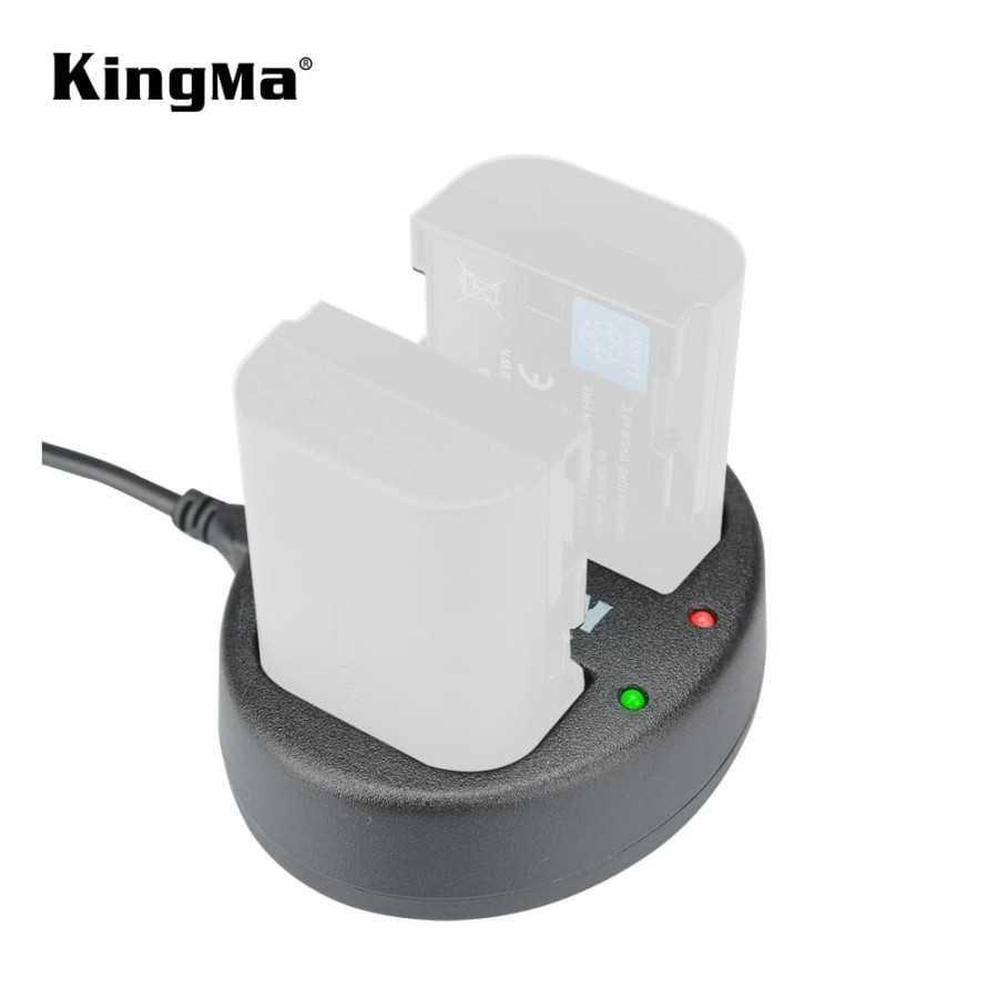 Charger KINGMA LP-E6 / LC-E6 for Canon EOS 80D 7D 5DII - Garansi Resmi