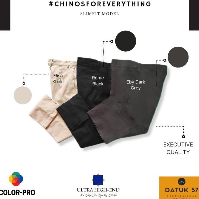 Best Seller International Quality : Celana Executive Chinos #Chinosforeverything Limited Edition