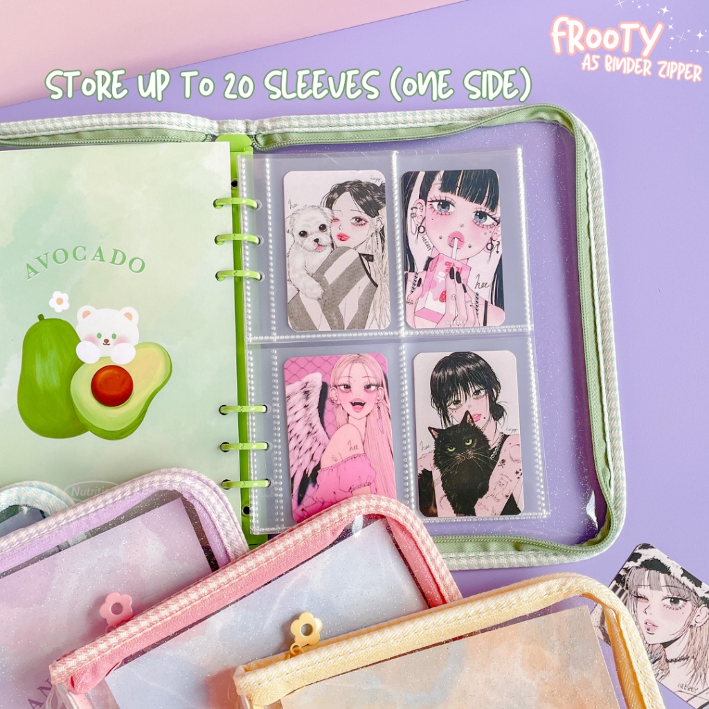 

(A5 Size) Frooty Binder Zipper - Album Photocard A5