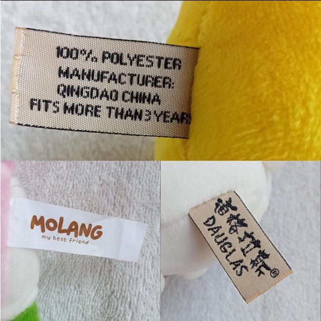 Boneka Molang Piu Piu Piyo Original Kelinci Putih Ayam Kuning Plush