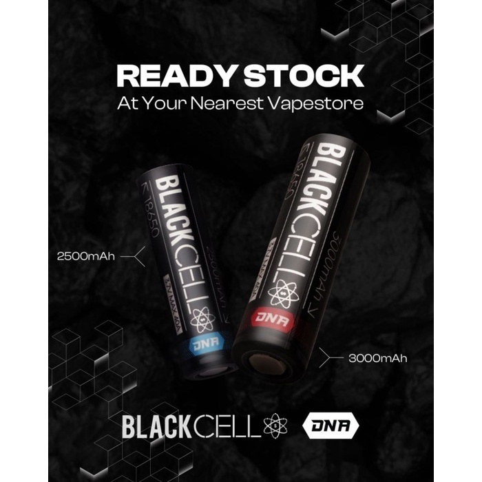 Baterai Blackcell DNA 18650 Authentic By Blackcell - Harga/1 Pcs