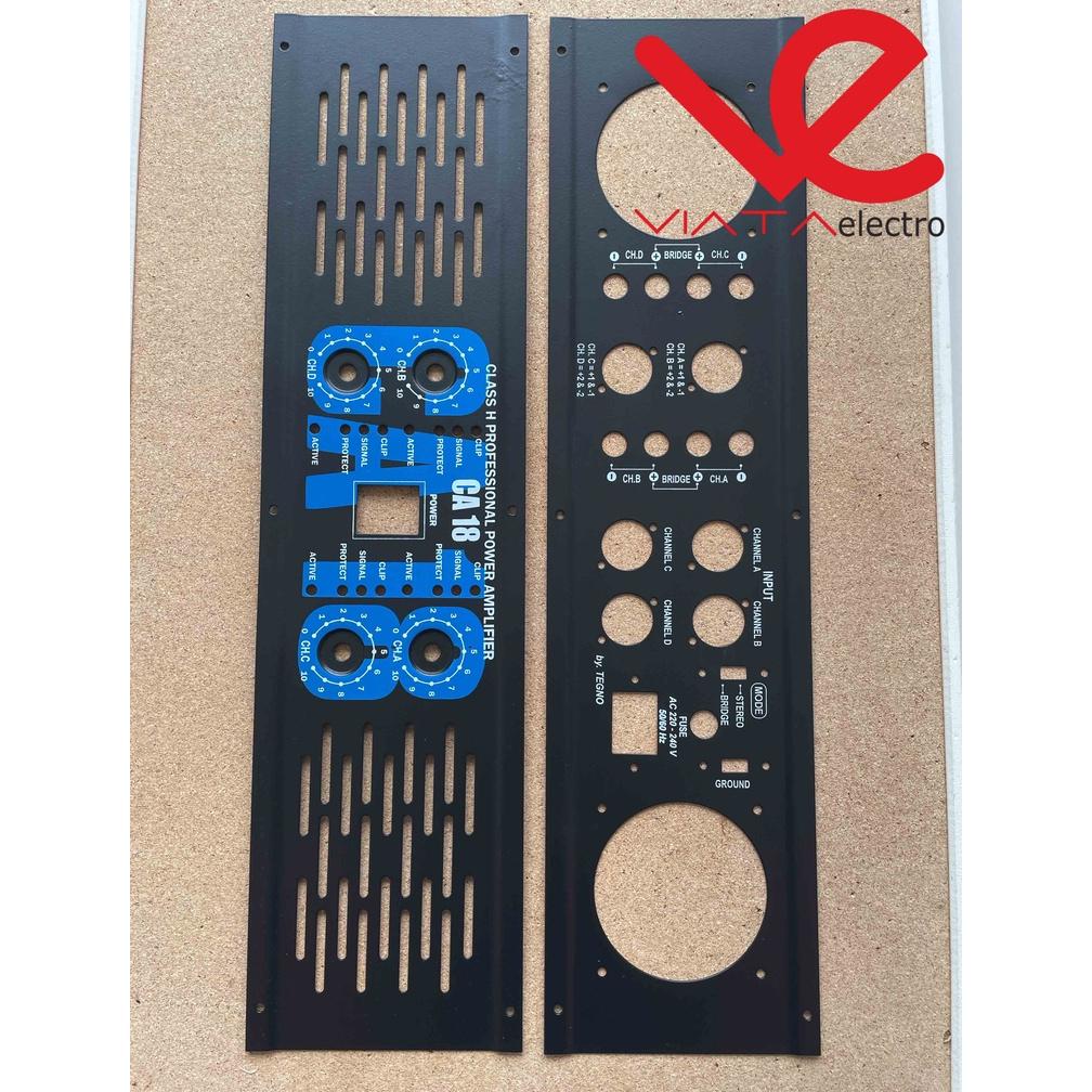 Flase Sale Box Panel Ca18 Premium (1Set) Plat Cover Ca 18 Box Panel Depan Belakang Power Amplifier P