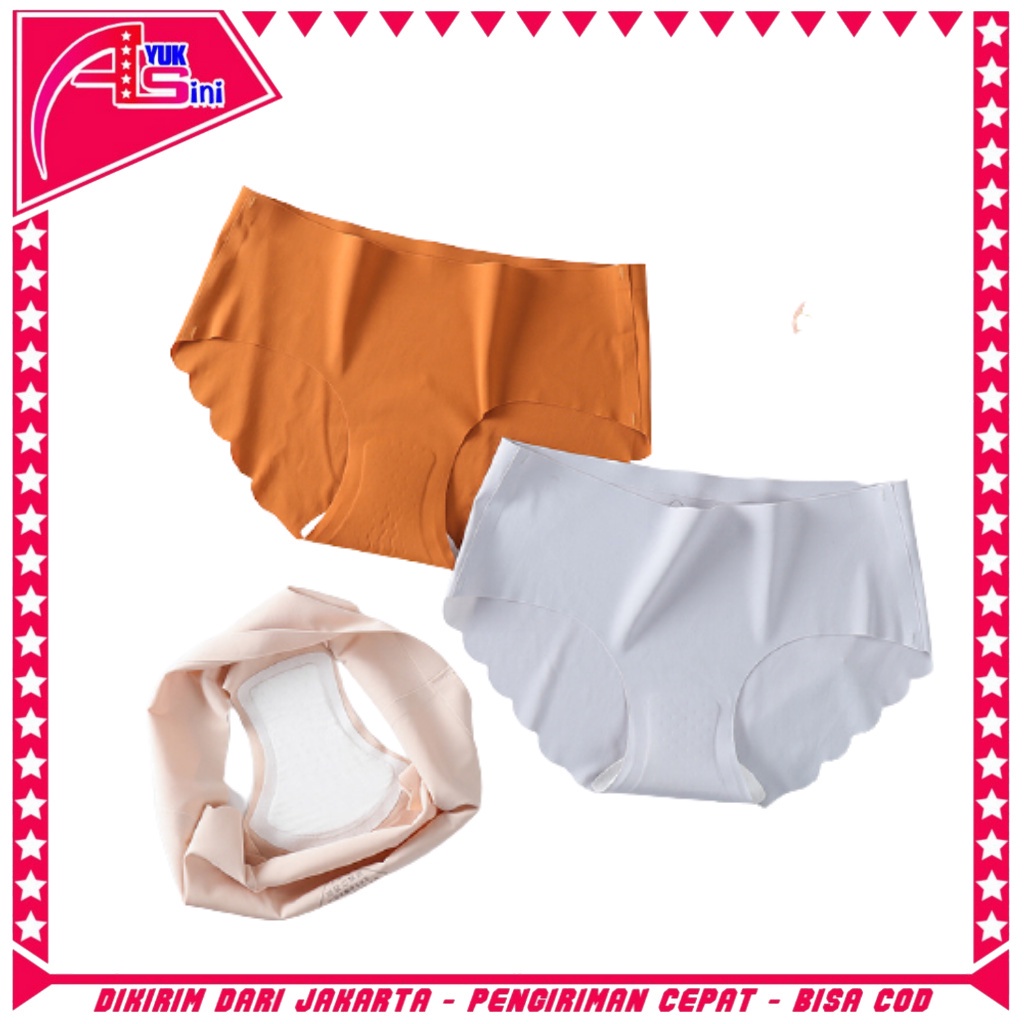 Celana Dalam Wanita Satin 6471 Celana Dalam Wanita Seamless Anti Nyeplak Underwear Push Up Sexy Semp