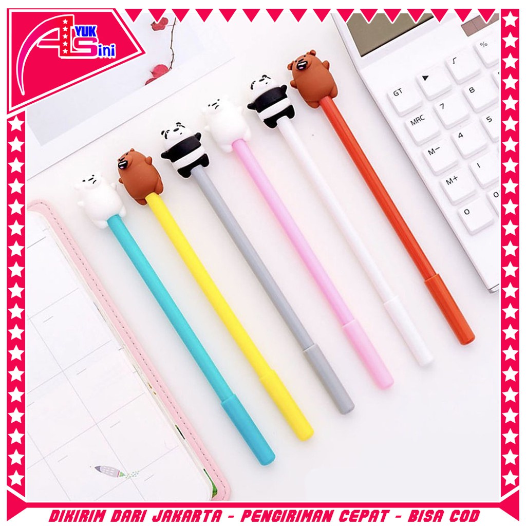 

Pena Karakter Pulpen Lucu / Pena Gel Cair Stationery Sekolah - [ Bisa COD ]