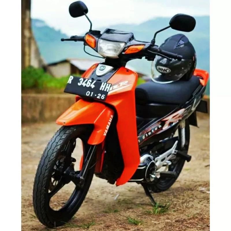 Striping lis sticker standar ORI yamaha fiz r 2001 2002 orange stiker Fizr Fiz R Orange 2001 2002