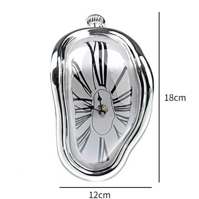Jam Dinding Meleleh Melted Dali Style Clock Surrealism GS