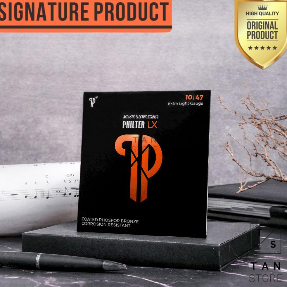 Terbaik Senar Gitar Akustik String Philter Lx Original