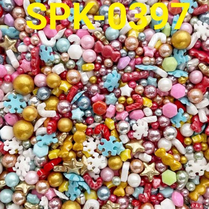 

SPK-0397 Sprinkles springkel trimit 1kg candycane tongkat permen