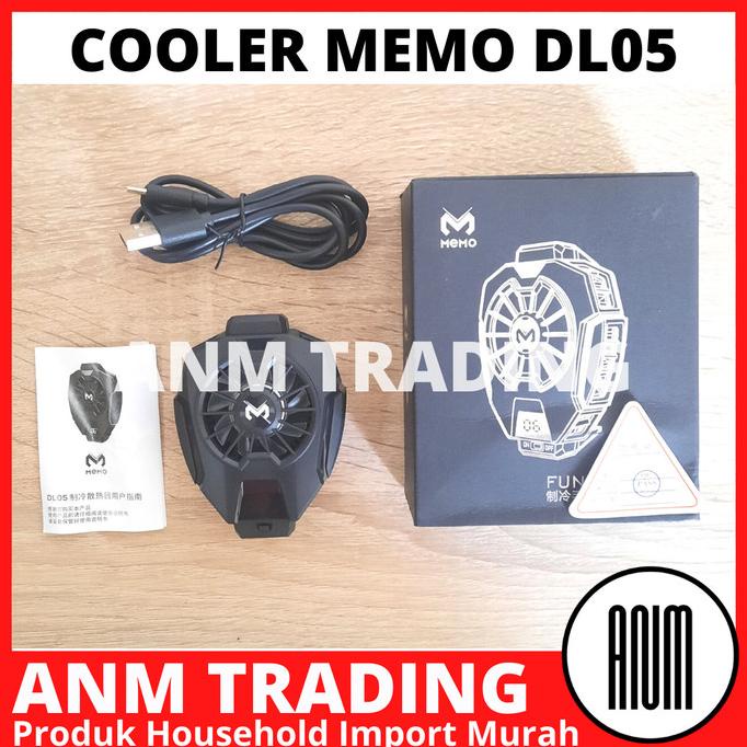Cooler Handphone Memo Dl05 Gaming Fan Cooler / Pendingin / Gamepad Hp