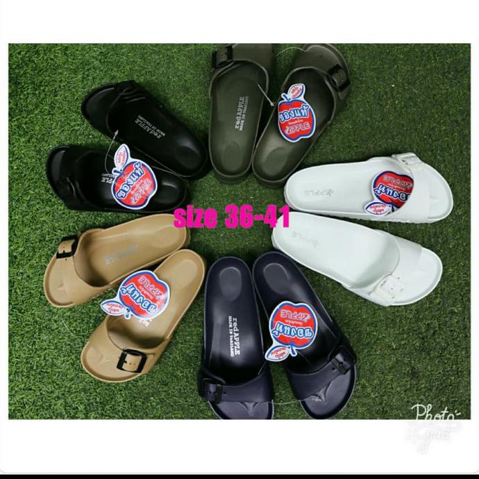 Sandal Wanita Red Apple Single Strap Bg 2561 Original Thailand