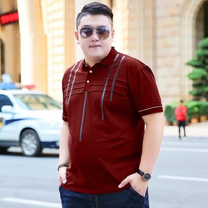 Best Sales Baju Kaos Polo Jumbo Pria Atasan Berkerah Cowok Moderta Lengan Pendek Original