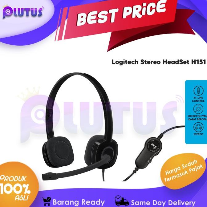 Logitech Headset H-151 Stereo Headphone H151
