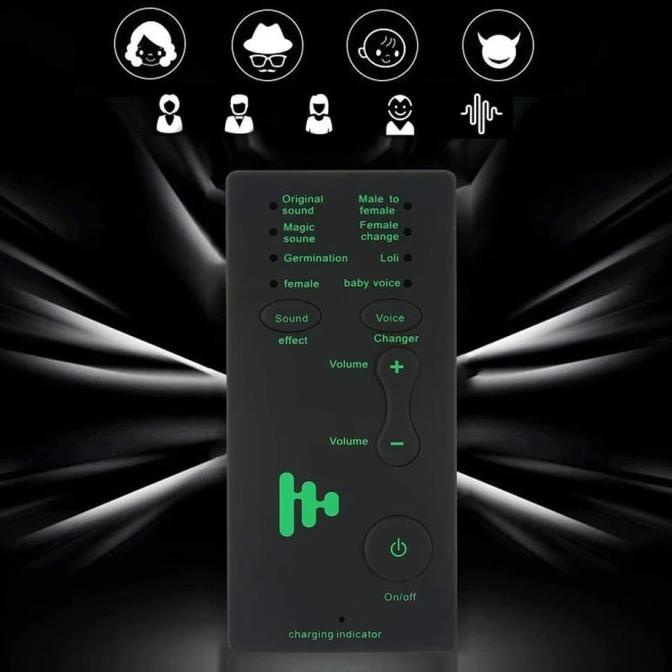 Headset perubah suara voice changer terbatas stok