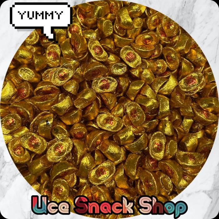 

COKLAT EMAS UANG CINA KUNO / COKELAT YUAN BAO 1/4KG 250GRAM 250GRM