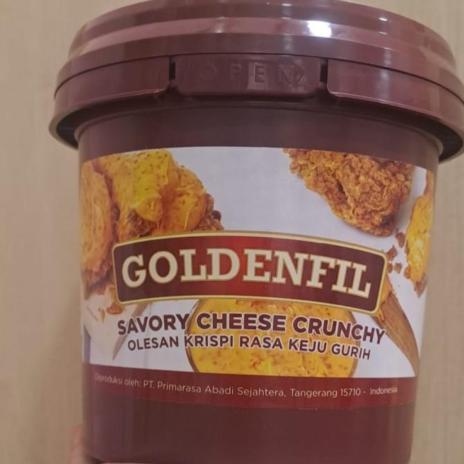 

Goldenfil Dark Choco Crunchy 1 kg selai coklat Cruncie