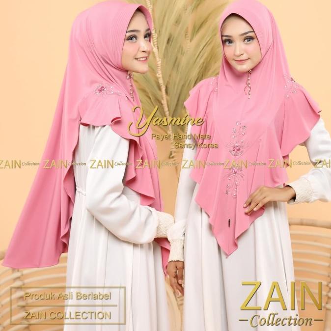 Jilbab Instan Zain Collection Yasmine Brand Original Stok Terbatas