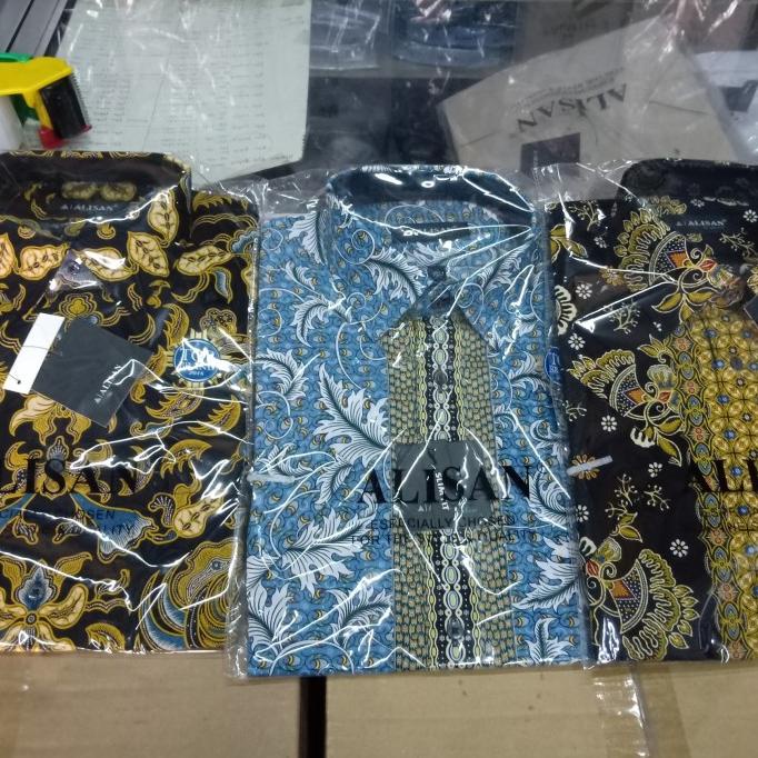 Alisan Kemeja Batik Lengan Pendek Reguler & Slimfit Original