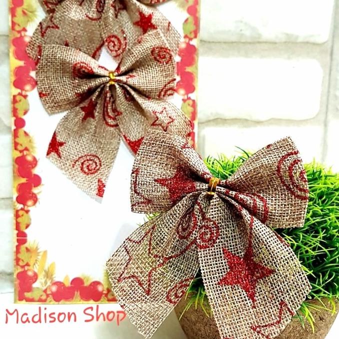 

SHOP !! Pita Natal Craft isi 3 Dekor Pita Kain Parcel Natal Murah Hiasan Pohon TERLARIS