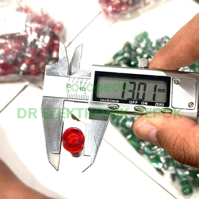 Baru Lampu Pilot Lamp 24v 24 v Plastik Merah dre3 Kualitas Baik