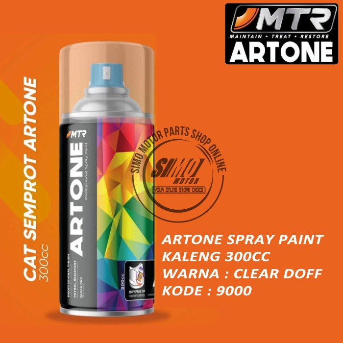 Pilok Pilox Cat Kaleng Artone Pernish Clear Doff 300Cc Tahan Bensin Best