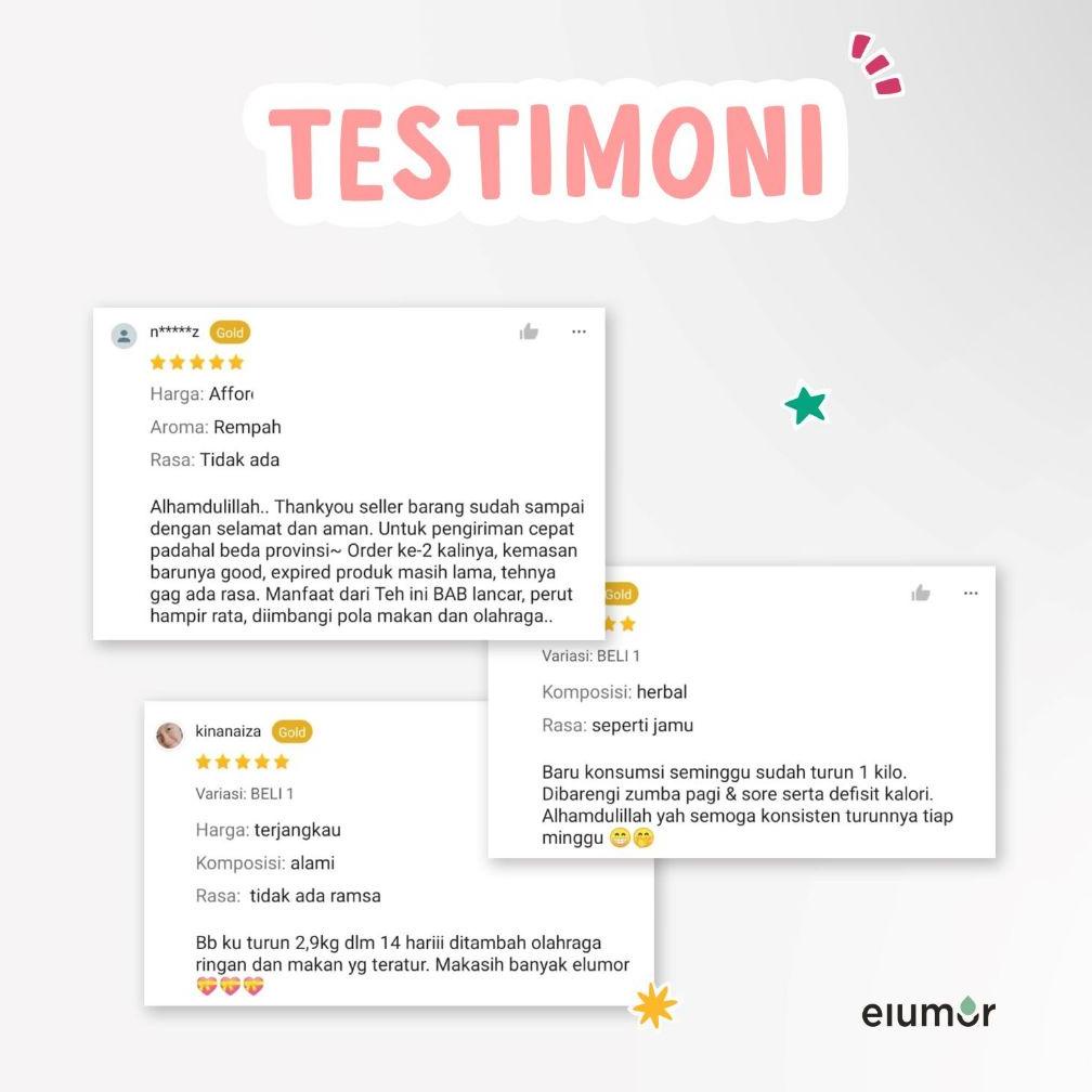 

Hot Sale Elumor Slimming Tea Isi 30 Kantong Teh (Teh Pelangsing Herbal Alami)/Produk Penurun Berat Badan/Teh Diet BPOM/Teh Pengurus Badan/Detox Tea/Minuman Penurun Berat Badan/Minuman Diet/Pelangsing Badan Cepat dan Ampuh ..