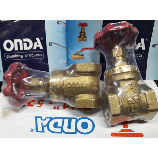 stop kran gate valve onda 1"