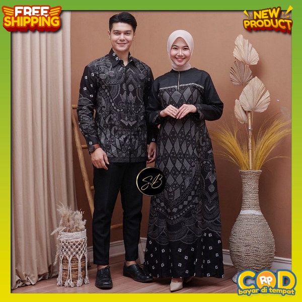 Gsmis Couple Ghmis Remaja Suami Istri Gamis Sarimbitan Bestseller Seragam Keluarga Lebaran Buju Musl