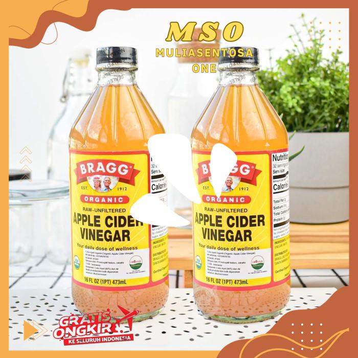 

BRAGG APPLE CIDER VINEGAR 946 ML PACK OF 2 PODUK BAHAN BERKUALITAS !!