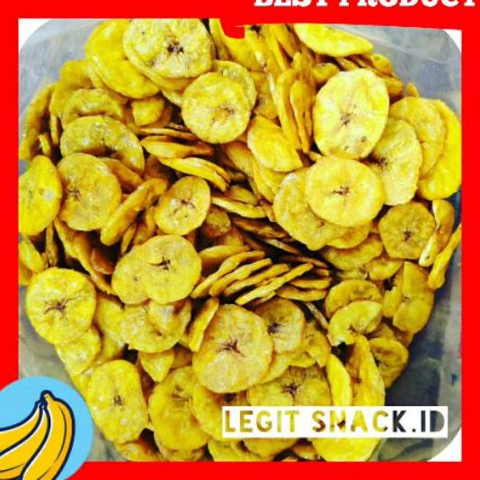 

Keripik Pisang Manis Bulet Koin / Kripik Pisang Bulat / Banana Chips Golden Caramel