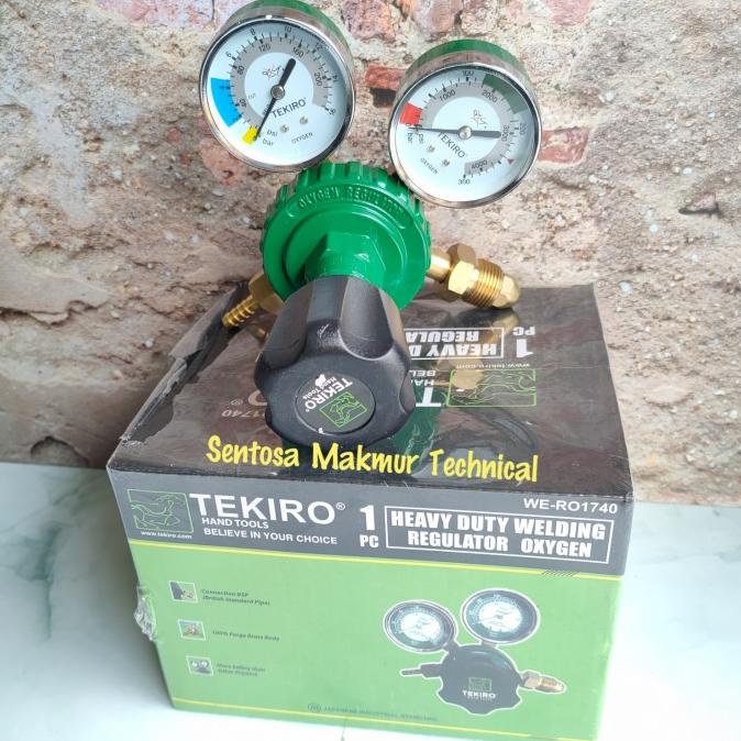 TEKIRO Regulator Las Welding Oksigen Oxygen O2 300 Bar HEAVY DUTY