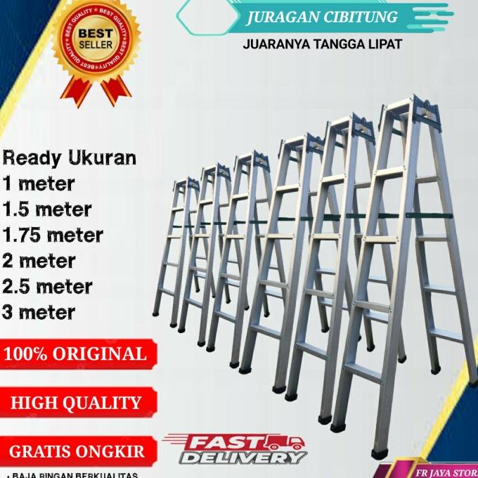 Tangga Lipat Baja Ringan 2.5 meter Jumbo