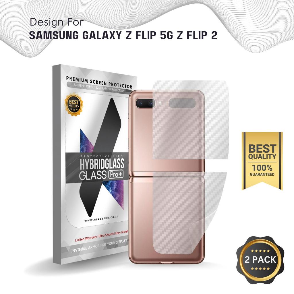 Fiber Guard Screen Protector Samsung Galaxy Z Flip2 Z Flip 2 Back, 3D Anti Gores Belakang Premium, C