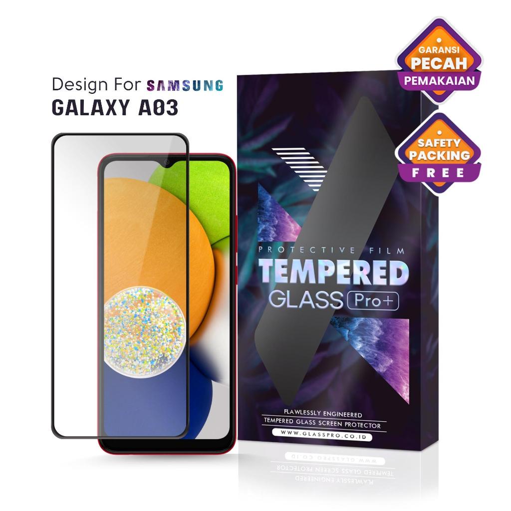 Glass Pro Samsung Galaxy A03 Full Cover - Premium