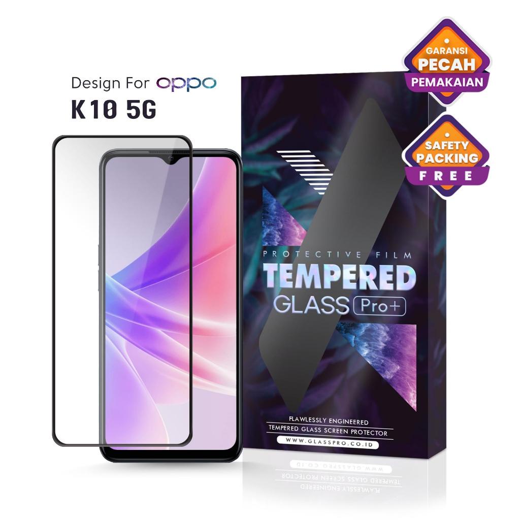 Glass Pro Tempered Glass Oppo K10 5G Full Cover - Premium
