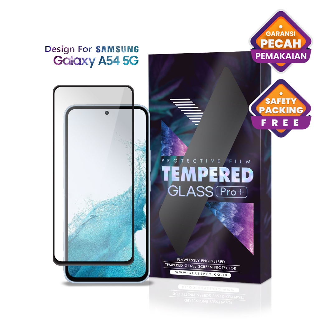 Tempered Glass Samsung Galaxy A54 5G Full Cover - Premium Glass Pro