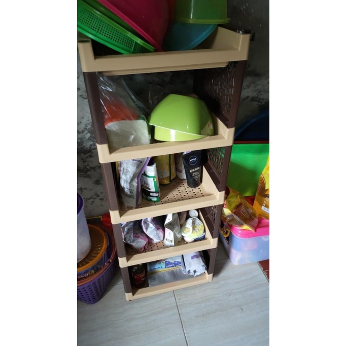 RAK PLASTIK RAK SERBAGUNA YOYO SUSUN 5