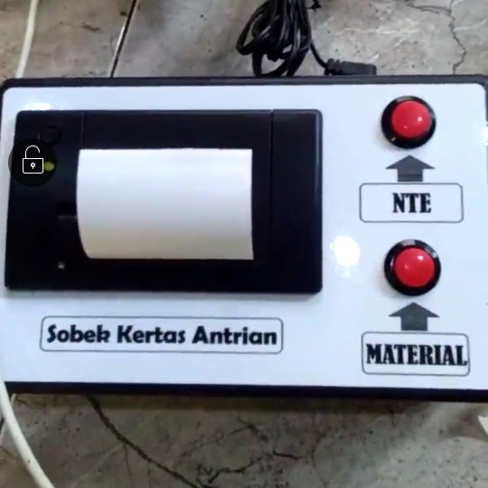 

mesin nomor antrian 2 LOKET