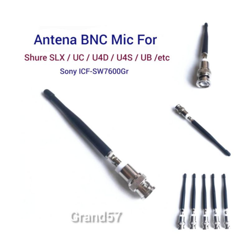[ELECTROPICALLY] Antena Mic Wireless Nirkabel BN Mic Shure SLX UC U4D U4S UB Sony ICF SW Antena Mik