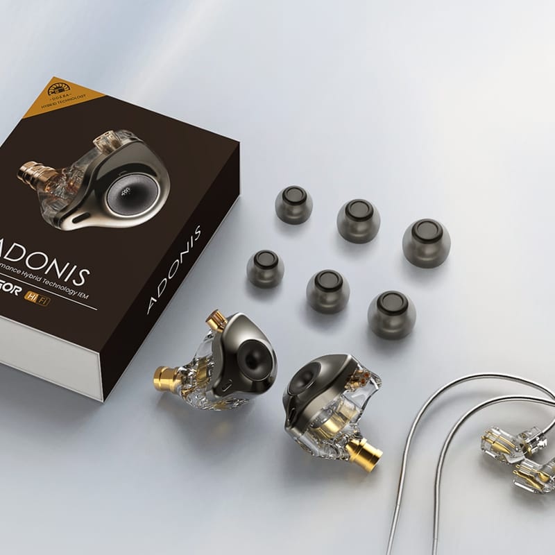 [ELECTROPICALLY] SGOR ADONIS Hybrid Dual Driver In Ear Earphone with MIC