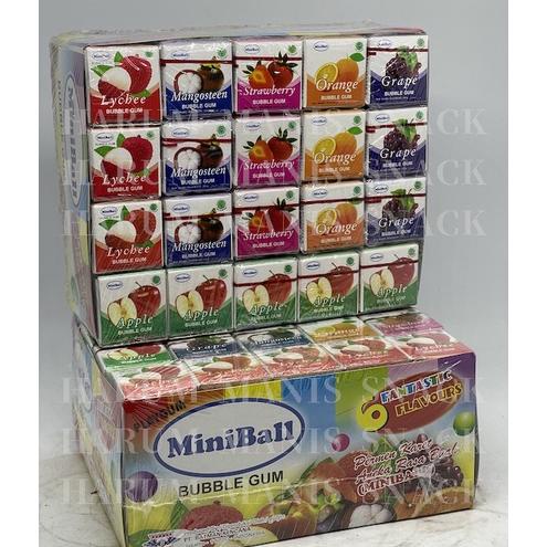 

Permen Jadul Niball Bubble Gum Playgum Permen Karet Ni Ball Aneka Rasa Buah Isi 100 Box X 3.6Gr