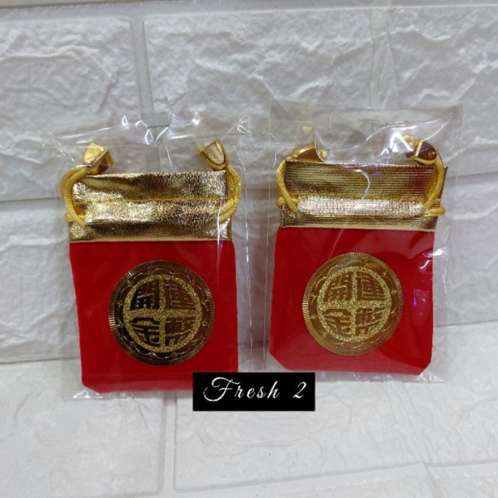 

New! angpao kain kecil / kantong jimat /kantong imlek kecil Limited