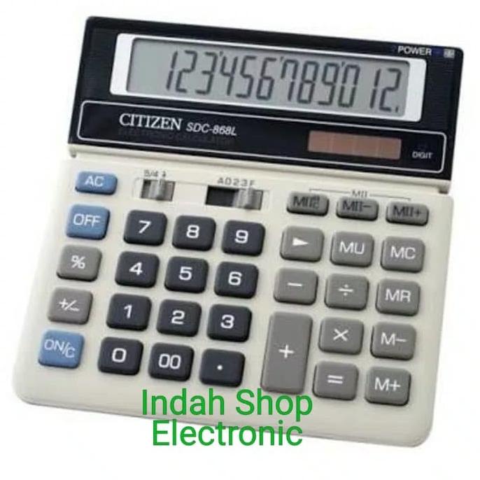 

Update! Kalkulator CITIZEN SDC - 868L ~