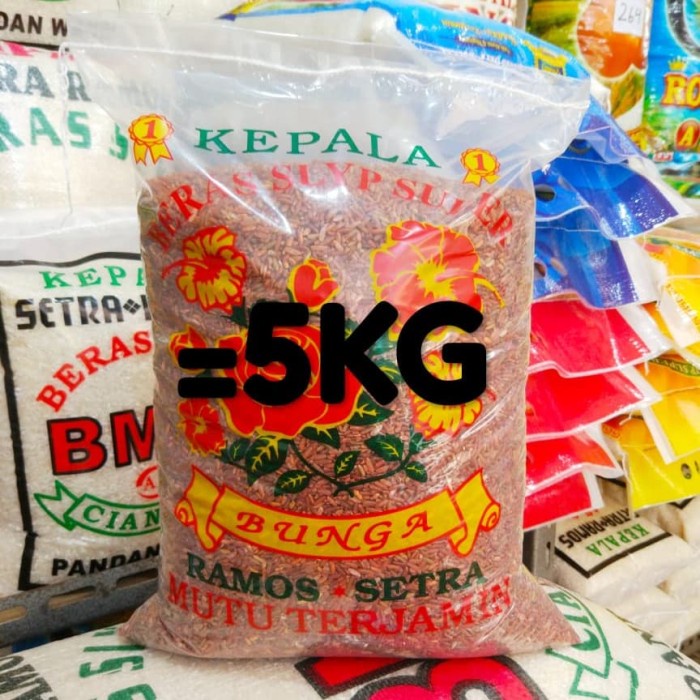 

BERAS MERAH PECAH KULIT CAP BUNGA 5KG MURAH