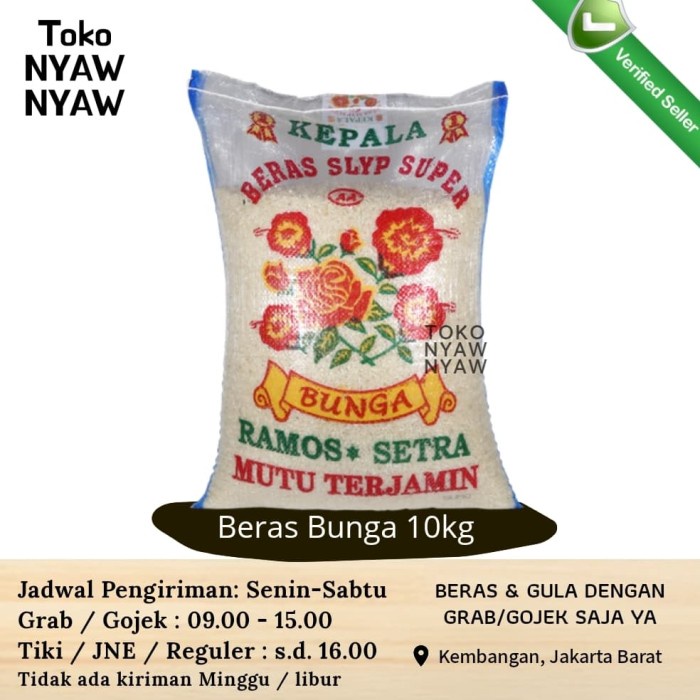 

beras ramos cap bunga 10kg