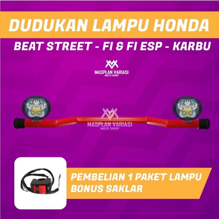 TERPERCAYA CRASHBAR DUDUKAN LAMPU TEMBAK BEAT FI / BEAT STREET / BEAT