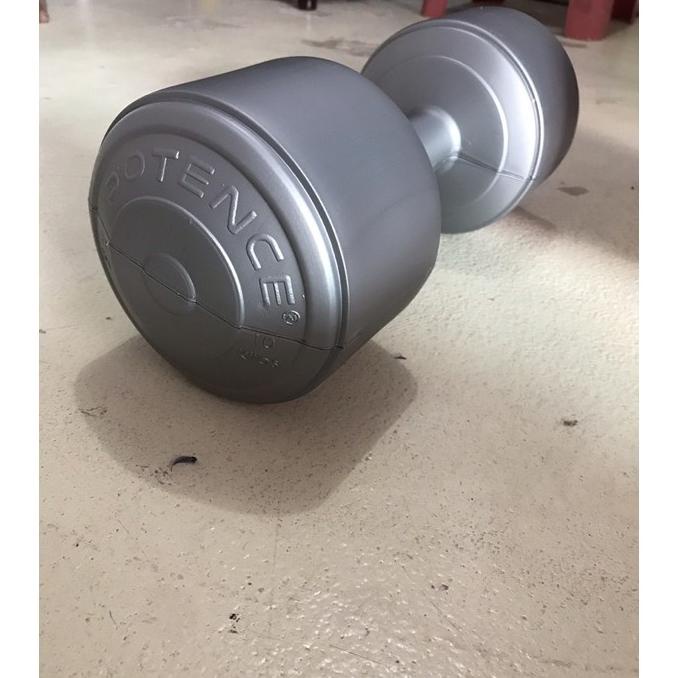 Potence Barbel 10Kg / Dumbel 10Kg / Dumbell Plastik 10 Kg