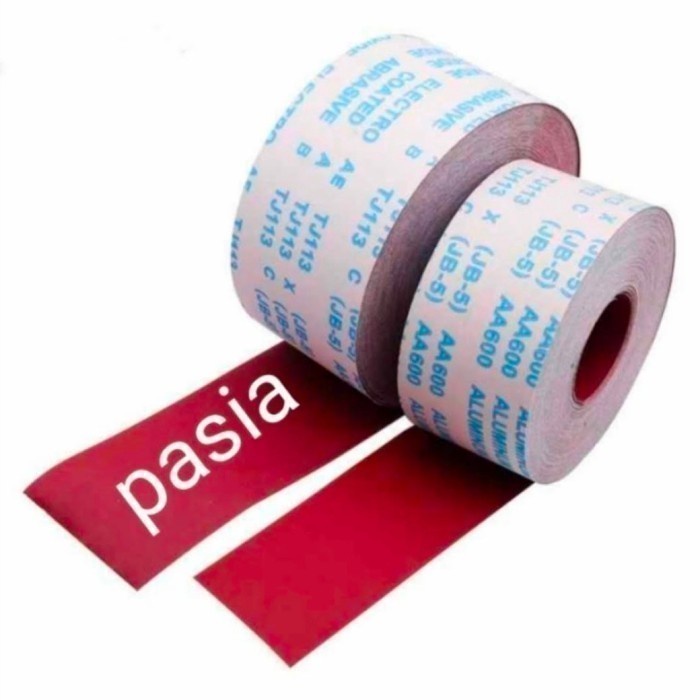 Terbaru 4X50 Grit 800 Amplas Kain Roll Gulungan Meteran Aluminium Oxide Jb 5 Promo Terlaris