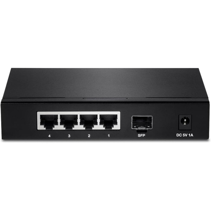 TRENDNET TEG-S51SFP 4-PORT GIGABIT SWITCH WITH SFP SLOT