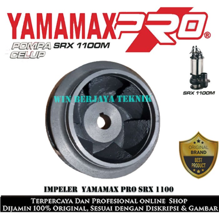 Impeler Pompa Celup Yamamax Pro Srx 1100 Kipas Pompa Celup Srx1100 Original Dan Terpercaya