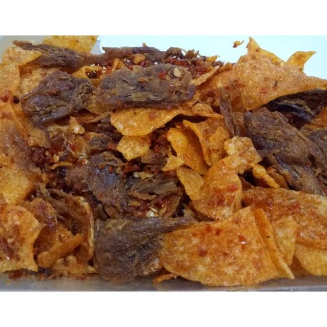 Dendeng Kripik Kentang Balado - Minang Kakao